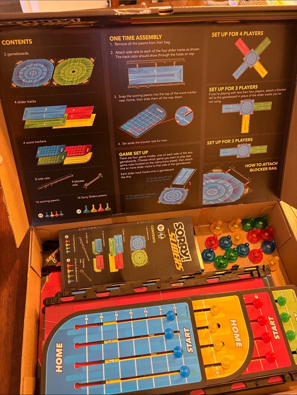 Hasbro Sorry! Sliders Board Game and CLUE something’s fishy